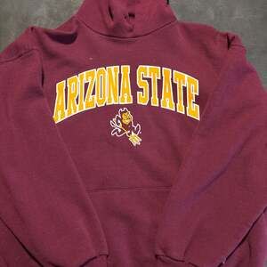 Vintage Russell Athletic Arizona State Sun Devils Sparky Embroidered Hoodie XXL